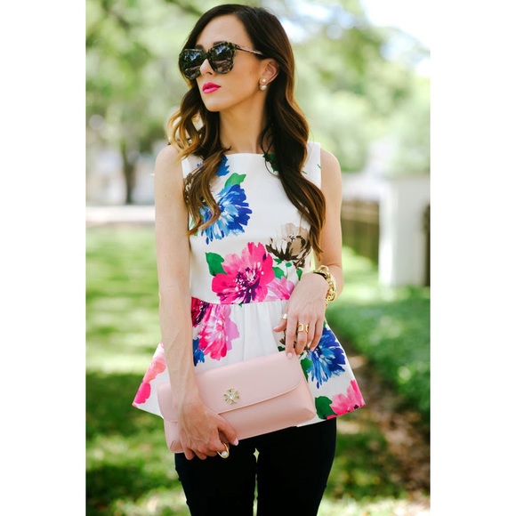 kate spade peplum top